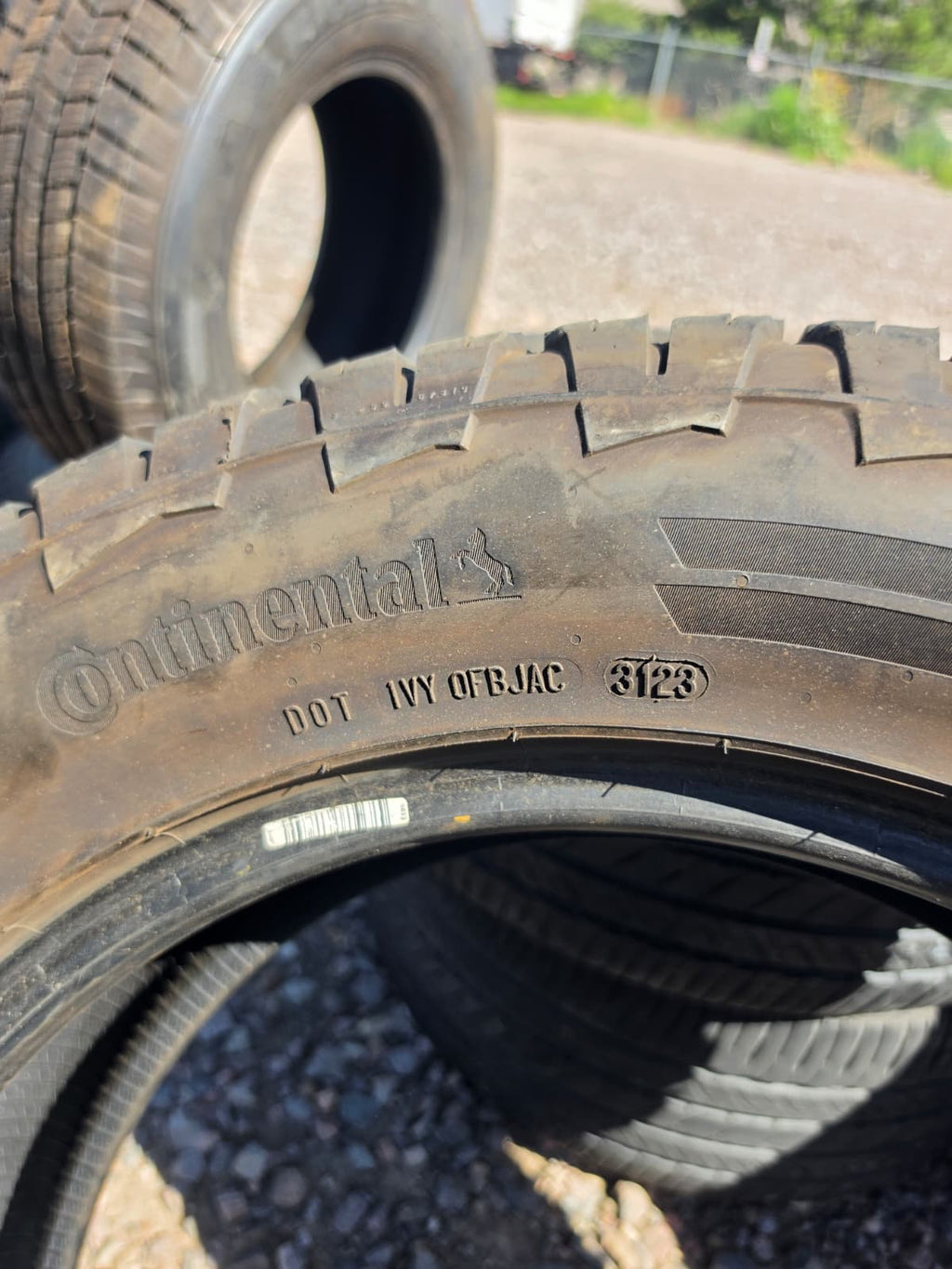 245/60R18 Single (1 Used Tire) Continental Terrain Contact
