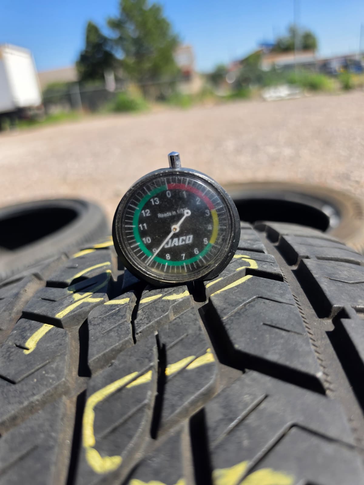 245/60R18 Single (1 Used Tire) Continental Terrain Contact