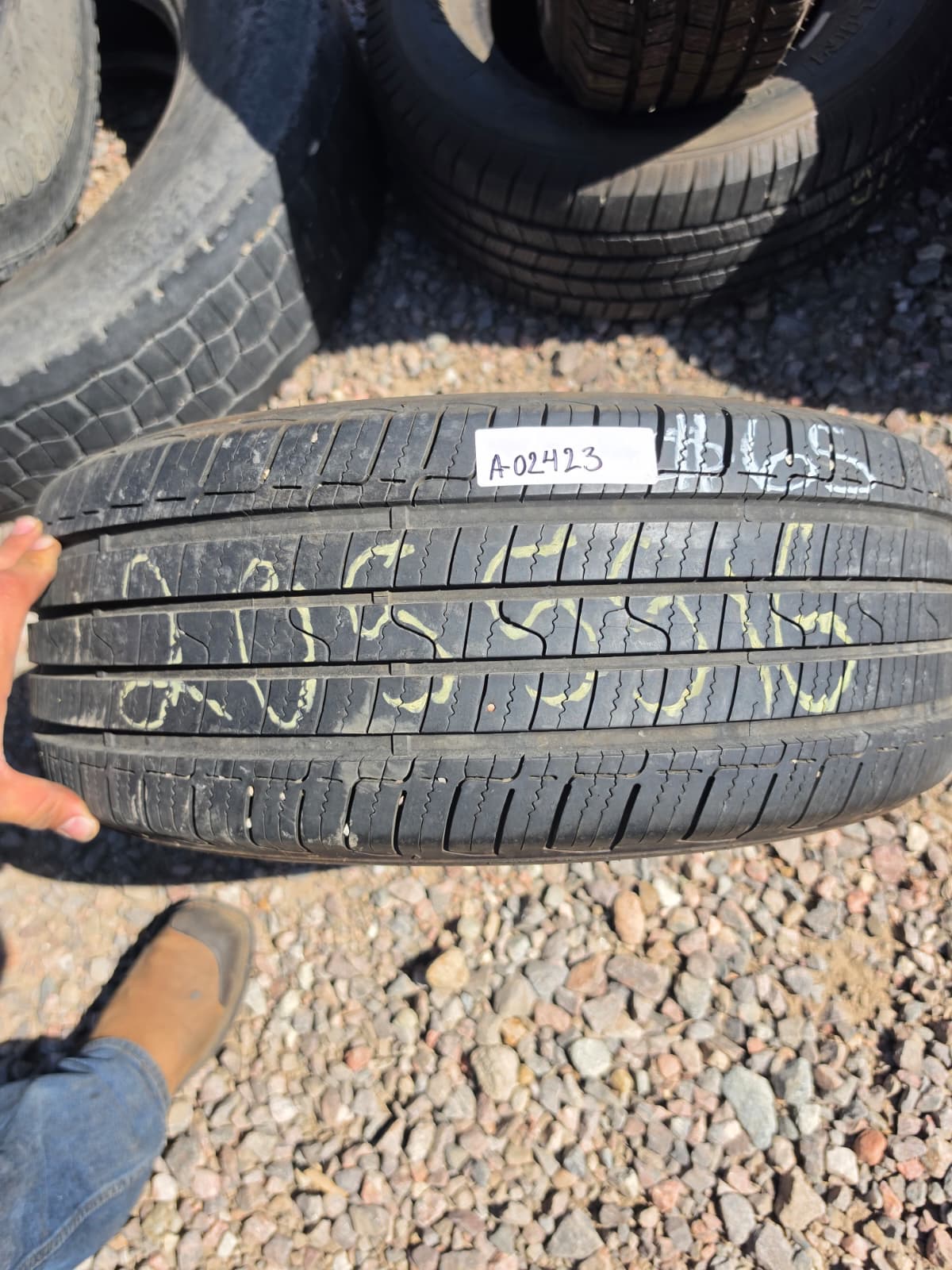 205/55R16 Single (1 Used Tire) Dean Tires Road Control