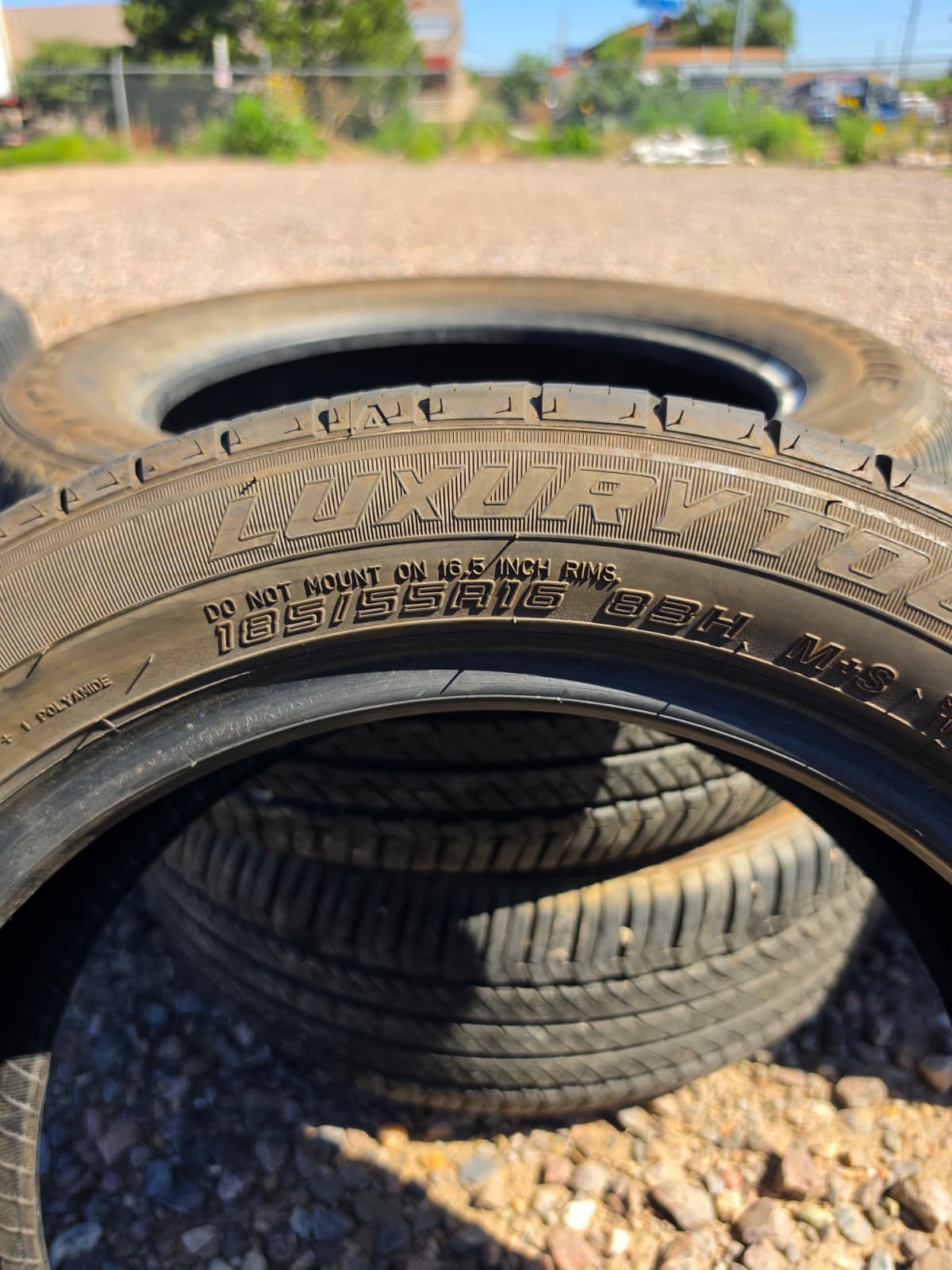 185/55R16 Singe (1 Used Tire) Mazama Tires Luxury Touring