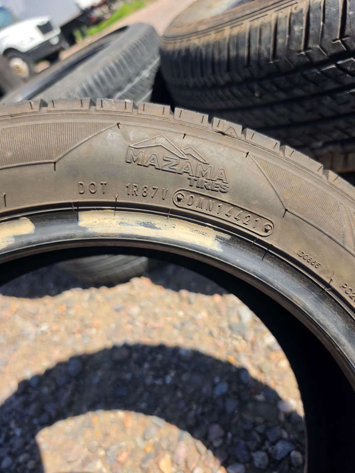 185/55R16 Singe (1 Used Tire) Mazama Tires Luxury Touring