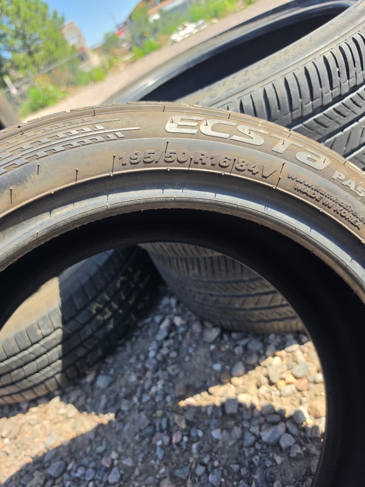 195/50R16 Single (1 Used Tire) Kumho Ecsta