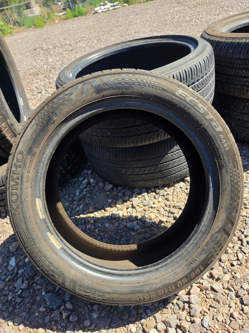 195/50R16 Single (1 Used Tire) Kumho Ecsta