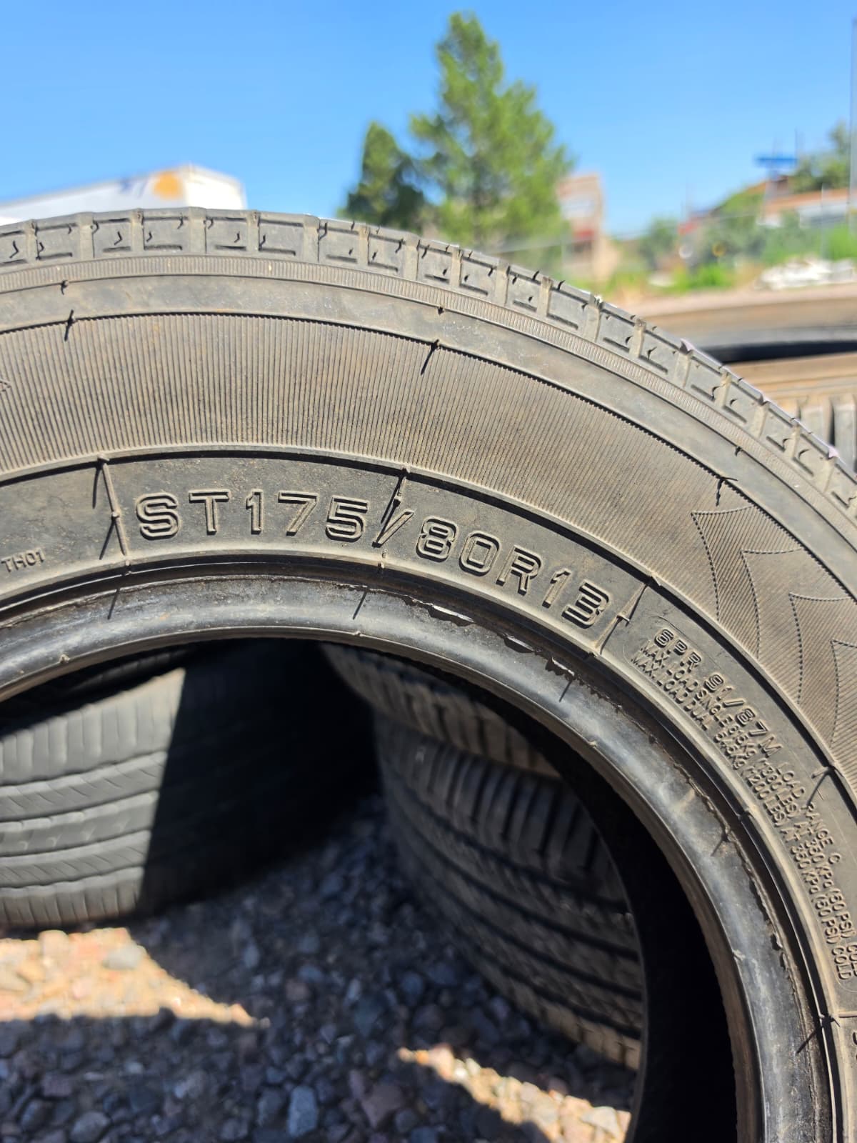 ST175/80R13 Single (1 Used Tire) Towstar Str ST Radial