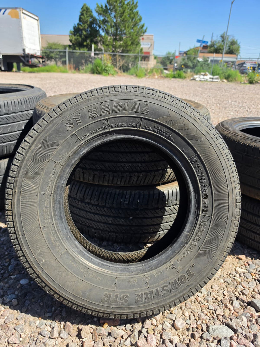 ST175/80R13 Single (1 Used Tire) Towstar Str ST Radial