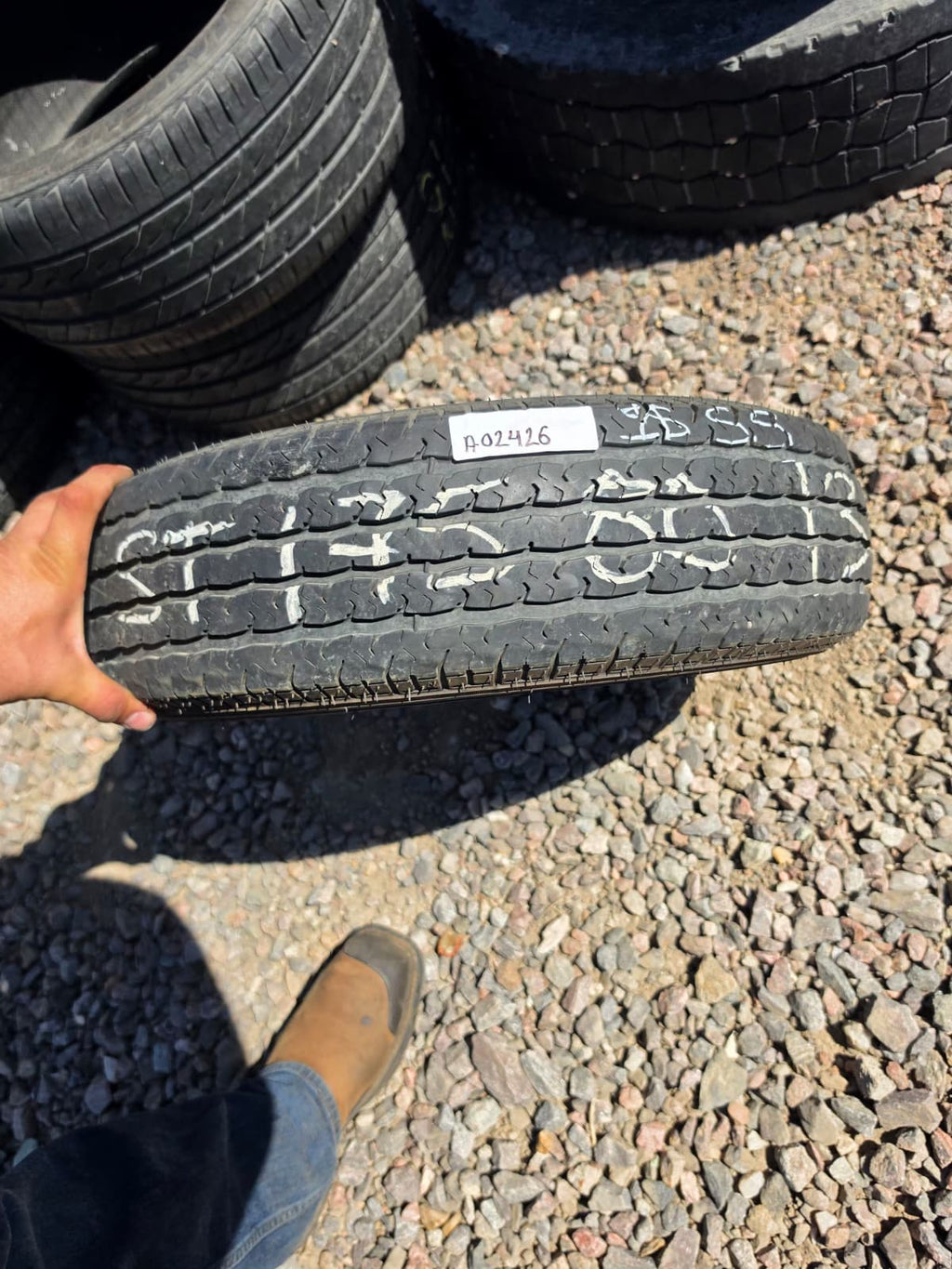 ST175/80R13 Single (1 Used Tire) Towstar Str ST Radial