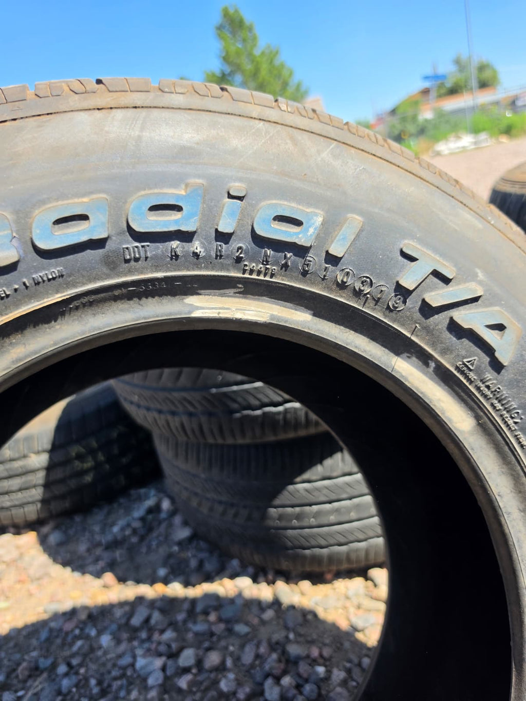 245/60R14 Single (1 Used Tire) Bfgoodrich Radial T/A