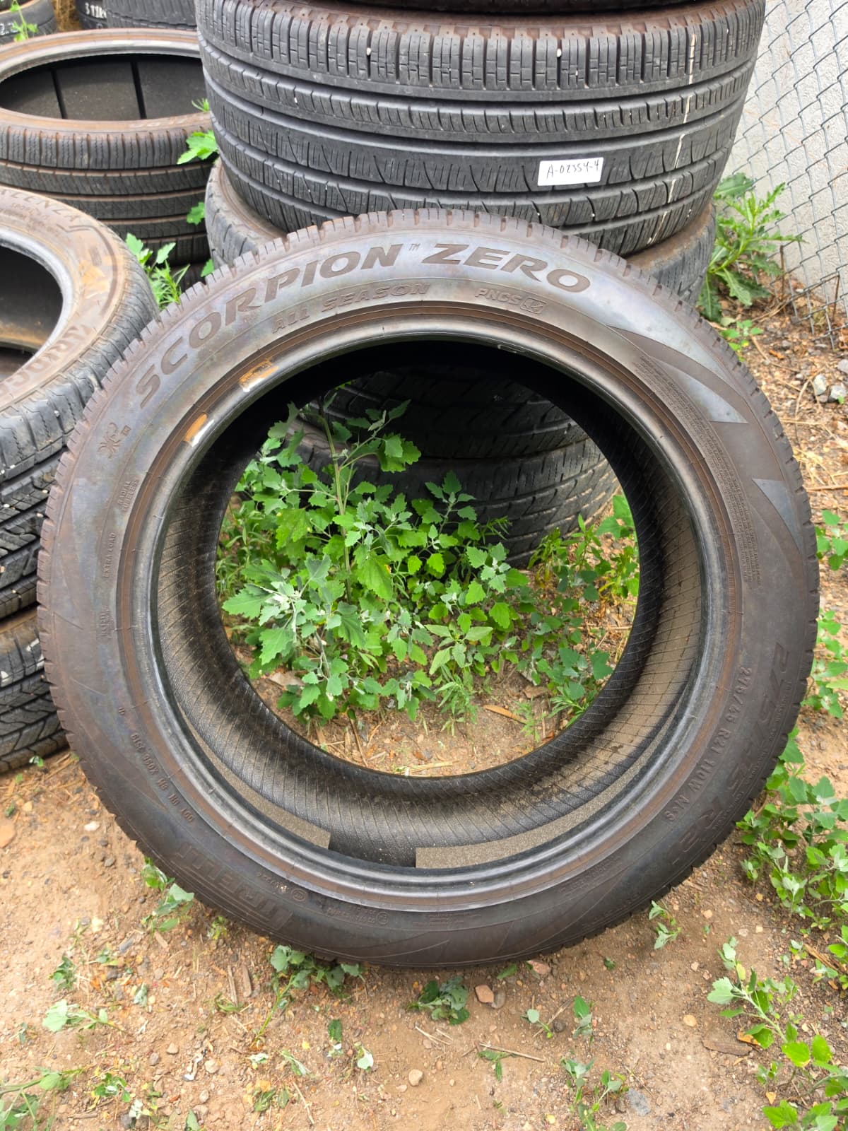275/45R21 Set (4 Used Tires) Pirelli Scorpion Zero