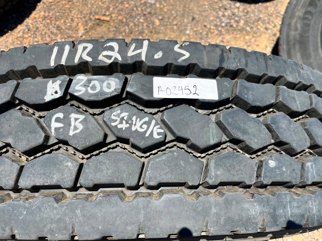 11R24.5 Single (1 Used Tire) Cooper Roadmaster