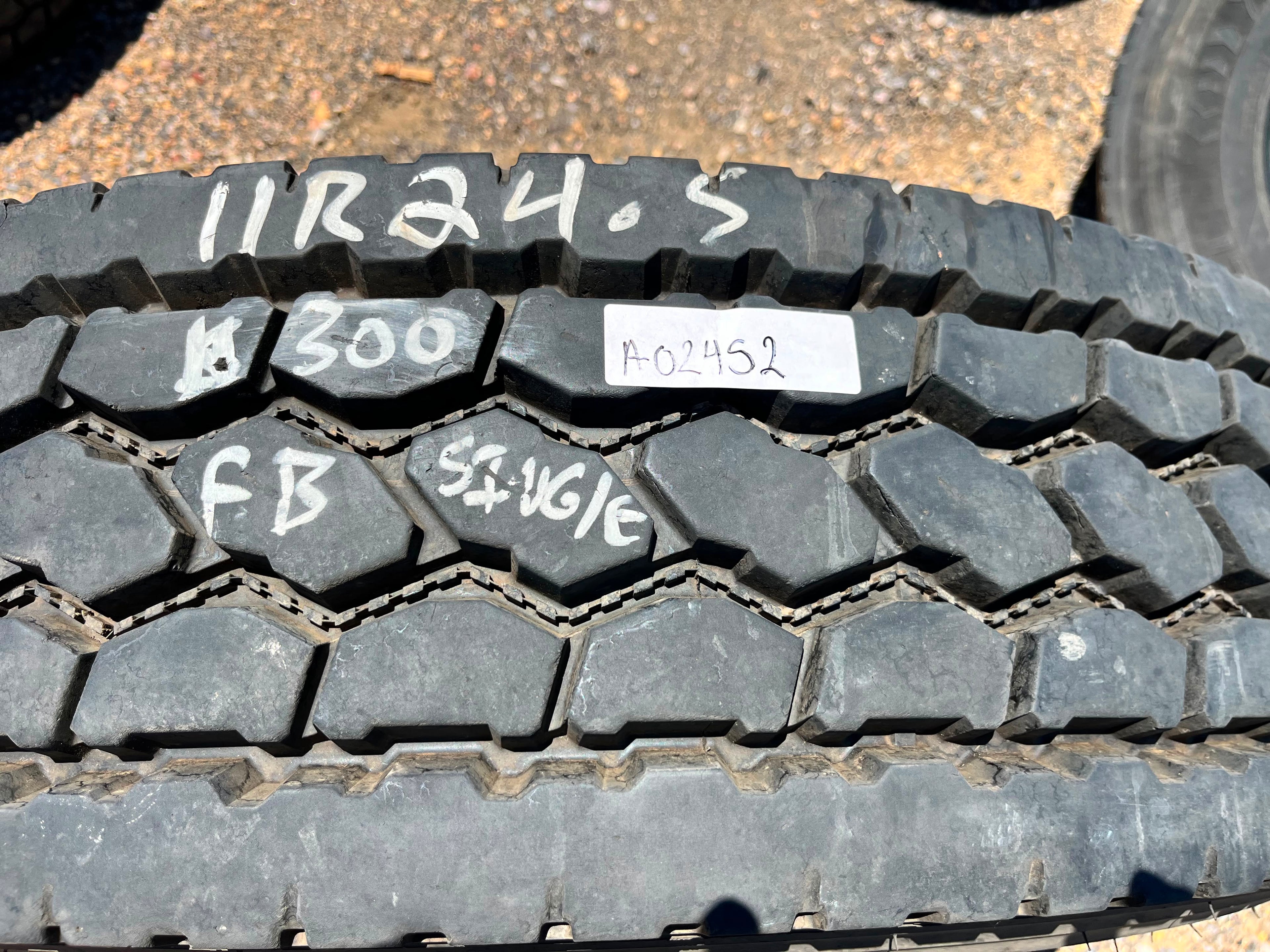 11R24.5 Single (1 Used Tire) Cooper Roadmaster