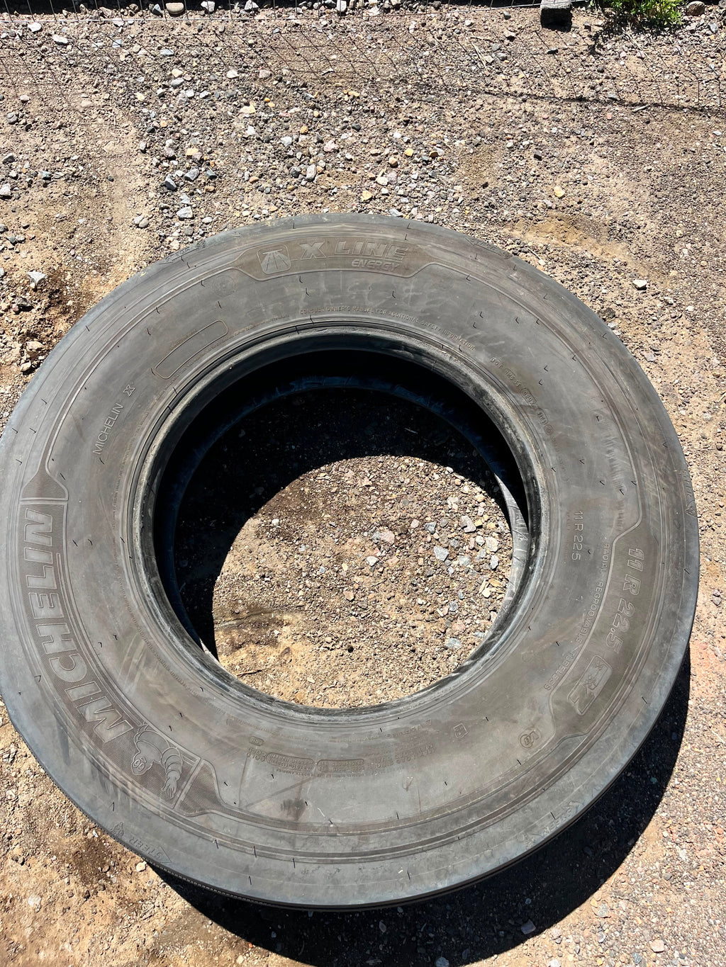 11R22.5 Single (1 Used Tire) Michelin X Line Energy