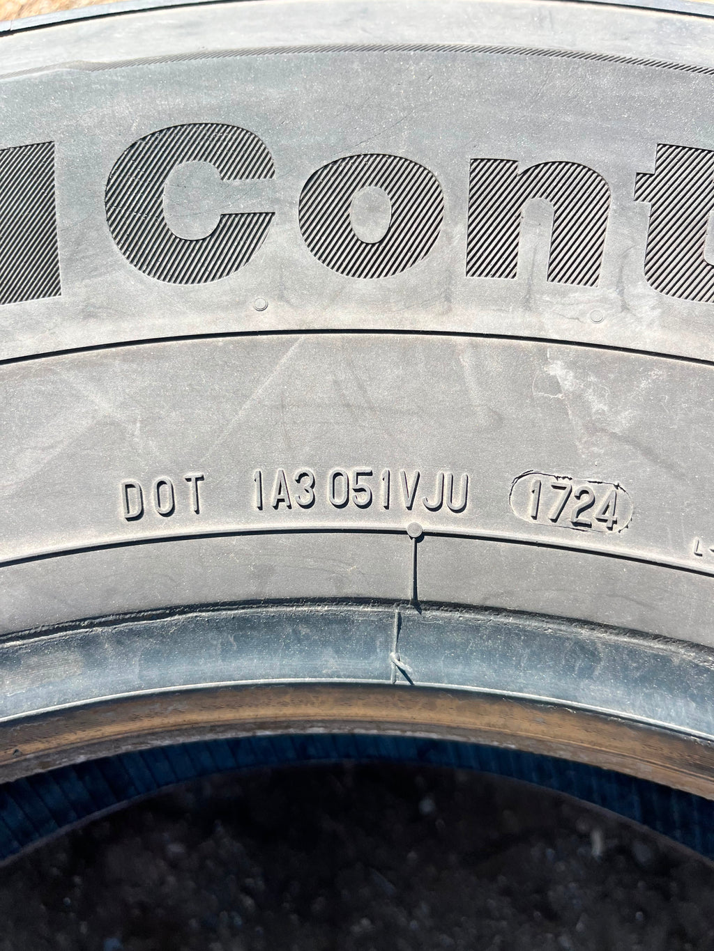 295/75R22.5 Single (1 Used Tire) Continental Conti Ecoplus HS3