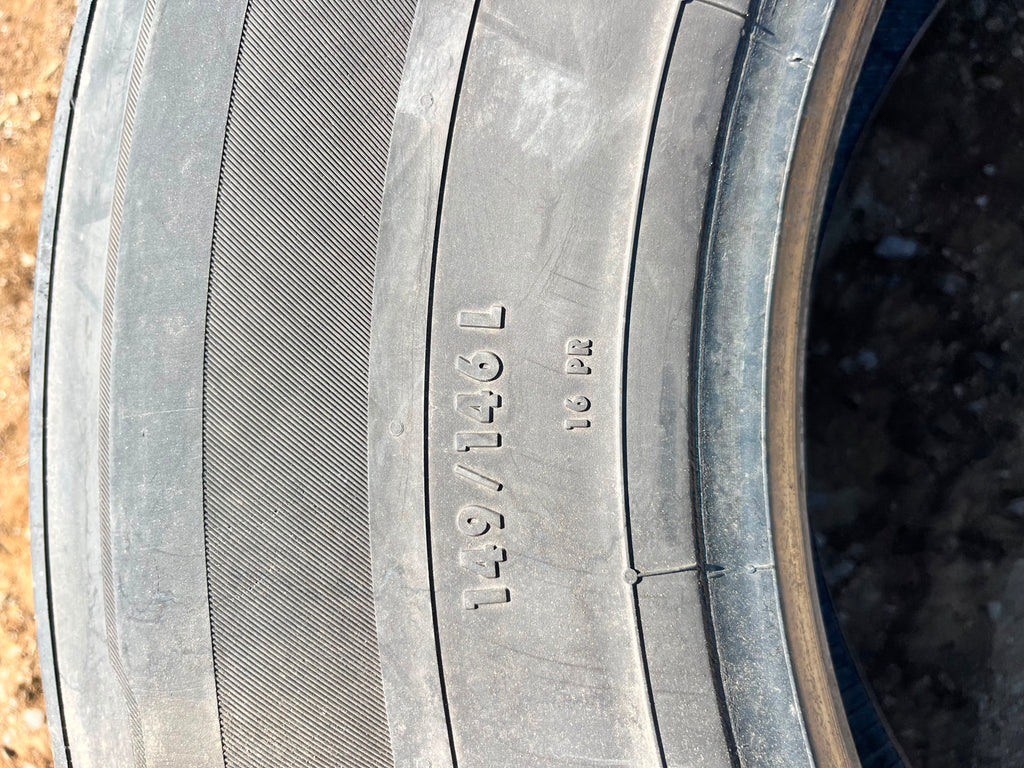295/75R22.5 Single (1 Used Tire) Continental Conti Ecoplus HS3