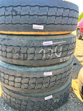 295/75R22.5 Set (4 Used Tires) Trazano CM983