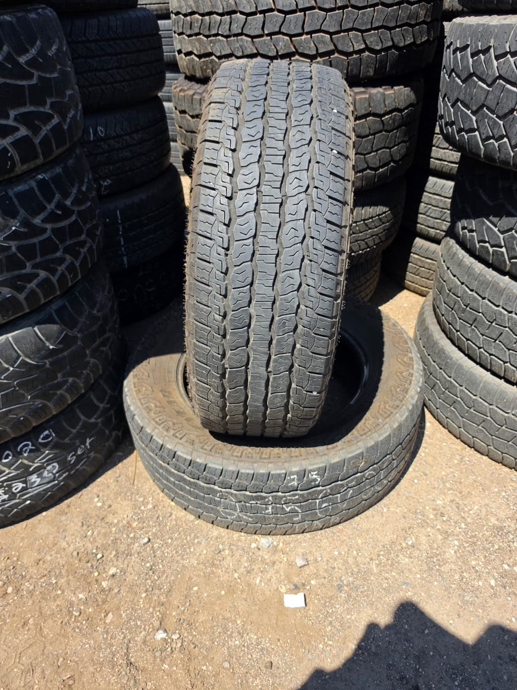 275/60R20 Pair (2 Used Tires) Goodyear Wrangler