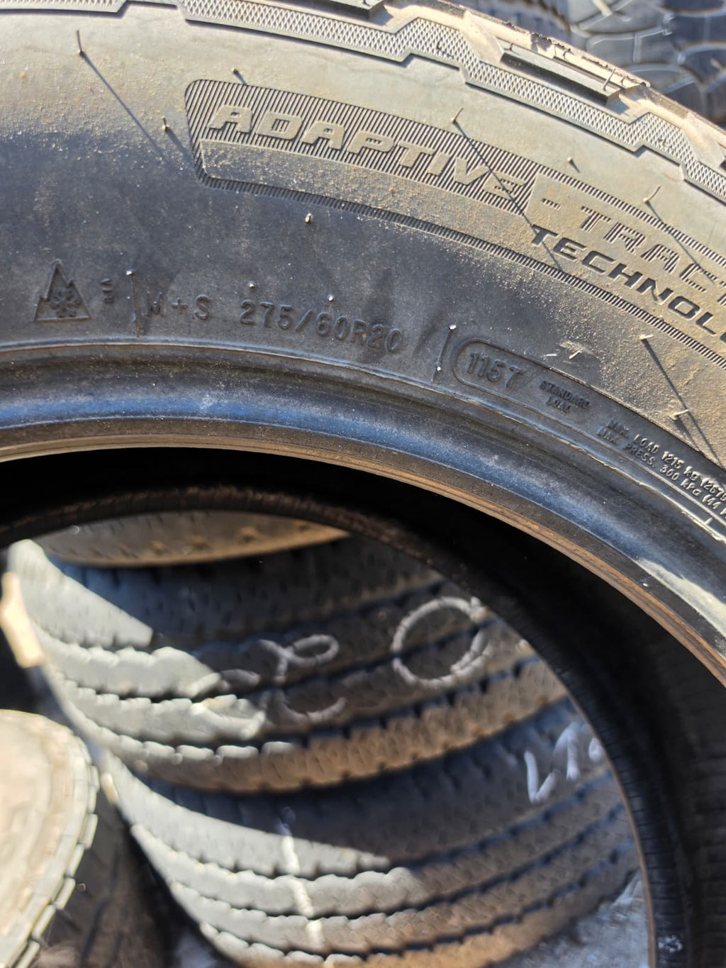 275/60R20 Pair (2 Used Tires) Cooper Discoverer AT3