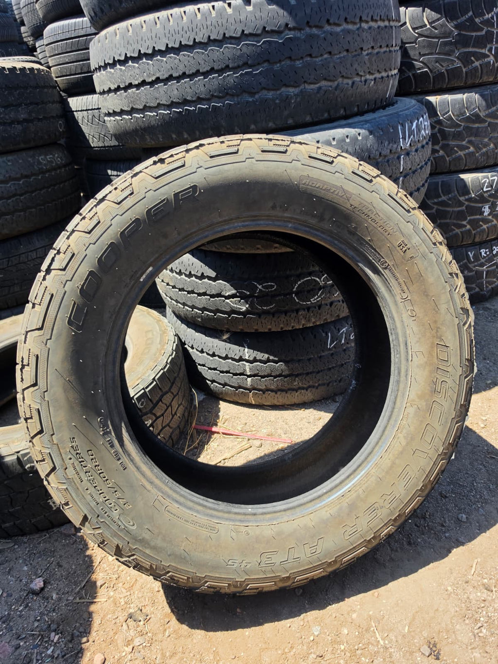 275/60R20 Pair (2 Used Tires) Cooper Discoverer AT3