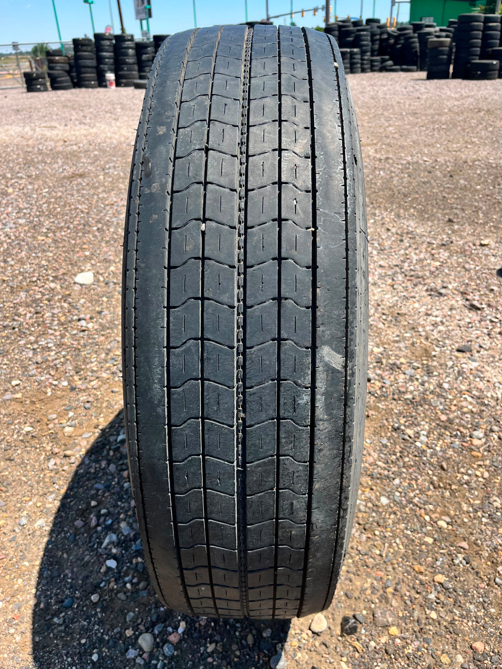 295/75R22.5 Single (1 Used Tire) Aeolus HN808