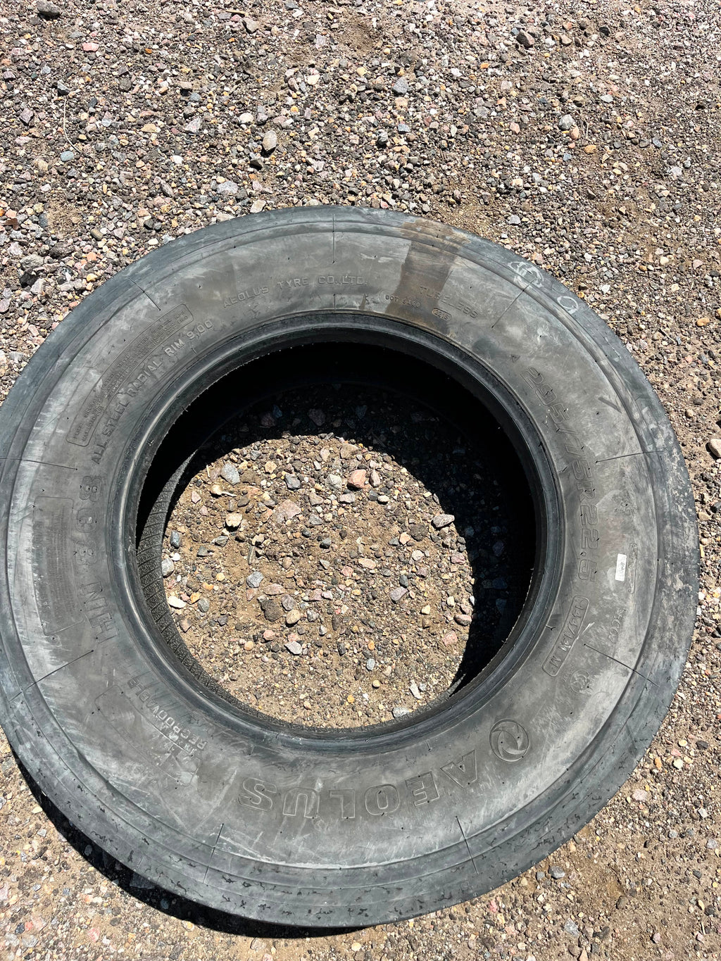 295/75R22.5 Single (1 Used Tire) Aeolus HN808