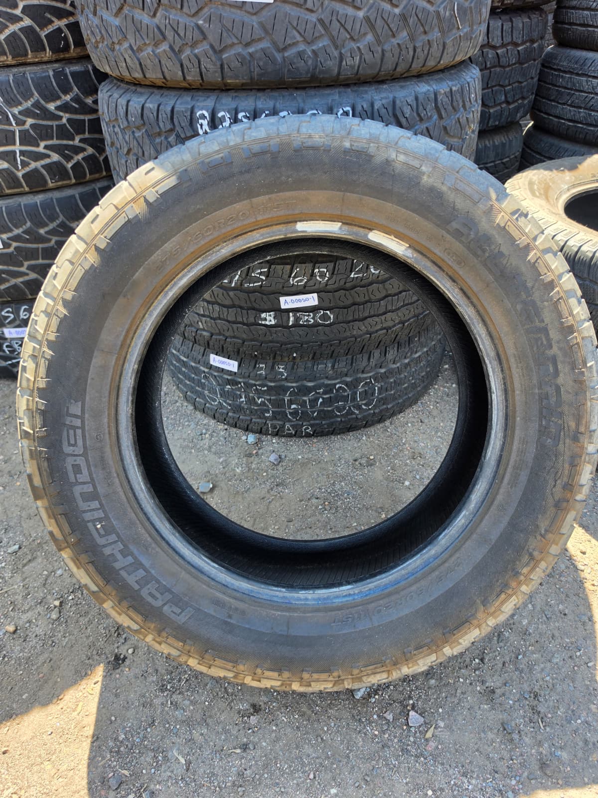 265/60R20 Set (4 Used Tires) Yokohama Geolander X-CV