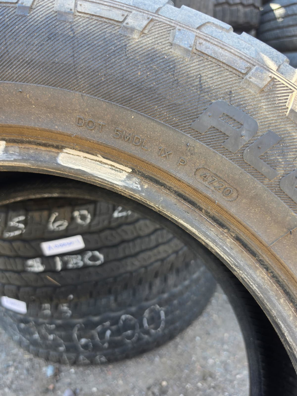 265/60R20 Set (4 Used Tires) Yokohama Geolander X-CV
