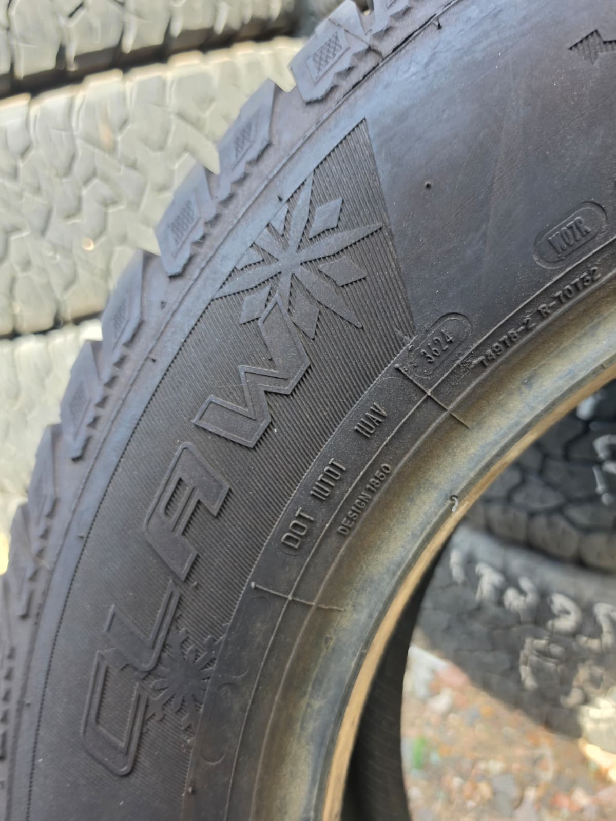 LT275/65R20 Pair (2 Used Tires) Cooper Discoverer Snow Claw