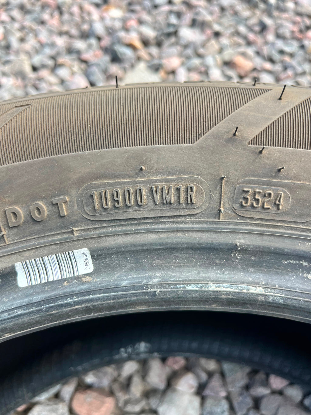 225/55R17 Pair (2 Used Tires) Kelly Edge Touring Plus