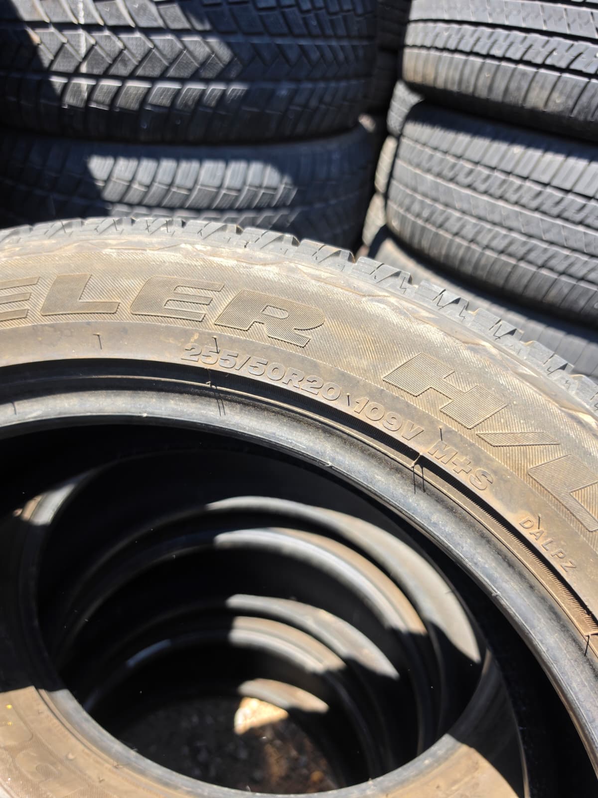 255/50R20 Set (4 Used Tires) Bridgestone Dueler