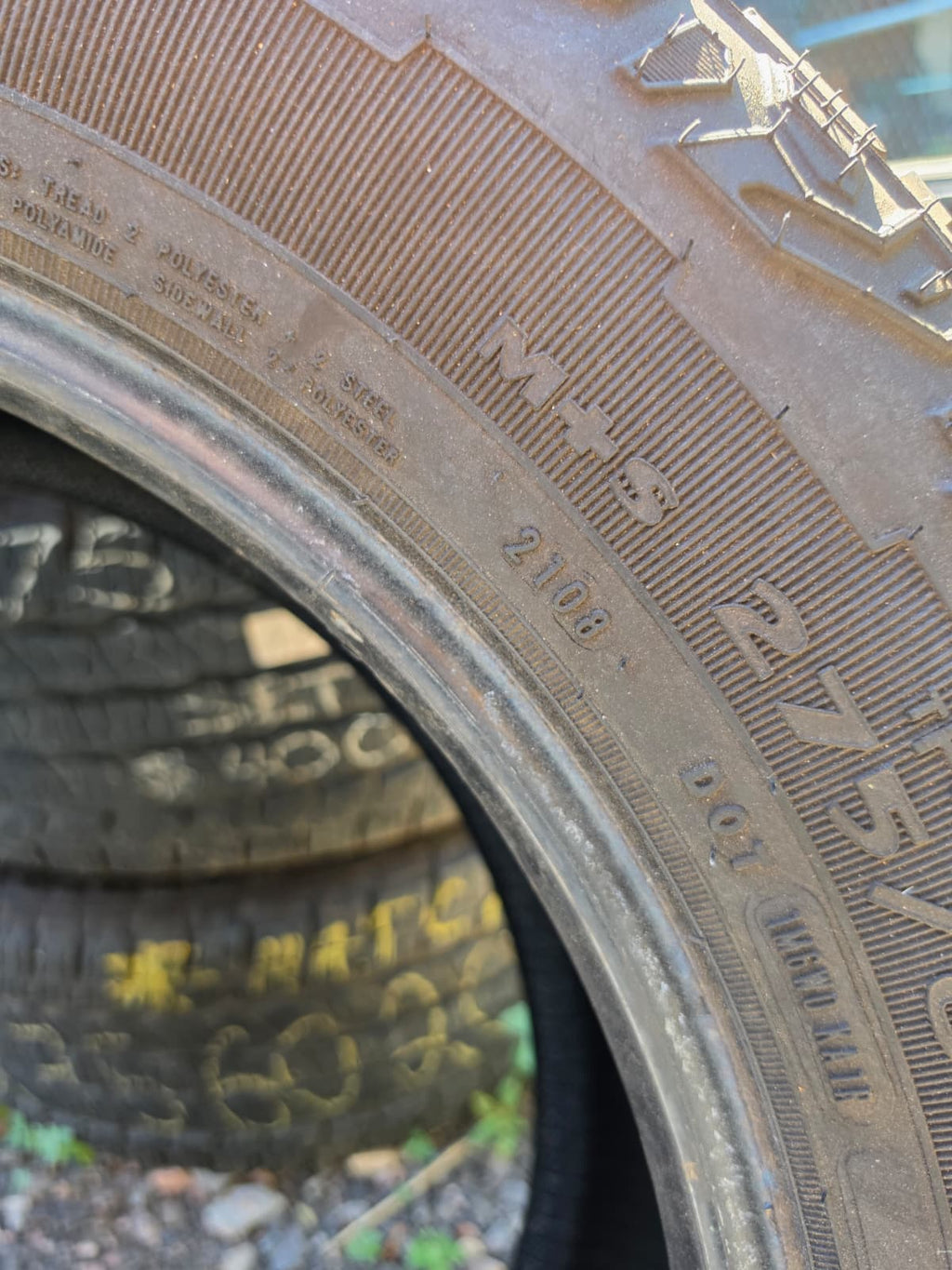 275/60R20 Set (4 Used Tires) Goodyear Wrangler