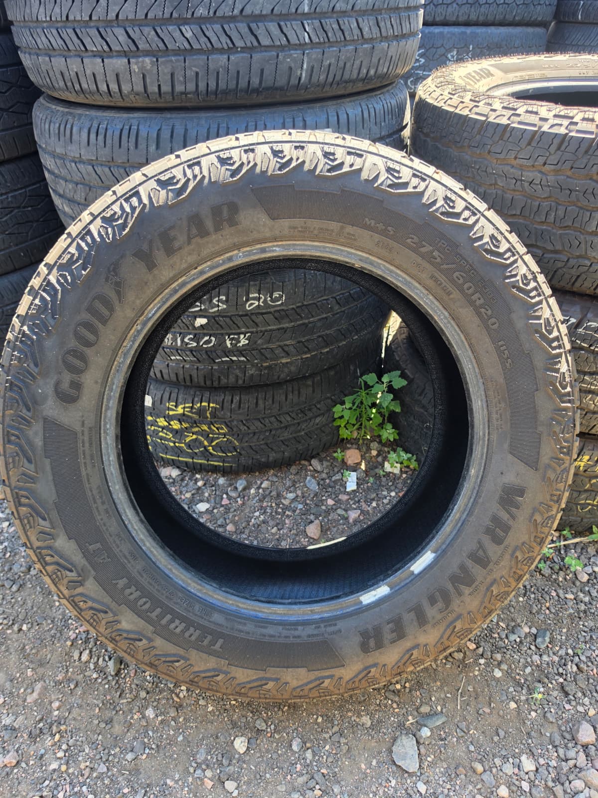 275/60R20 Set (4 Used Tires) Goodyear Wrangler