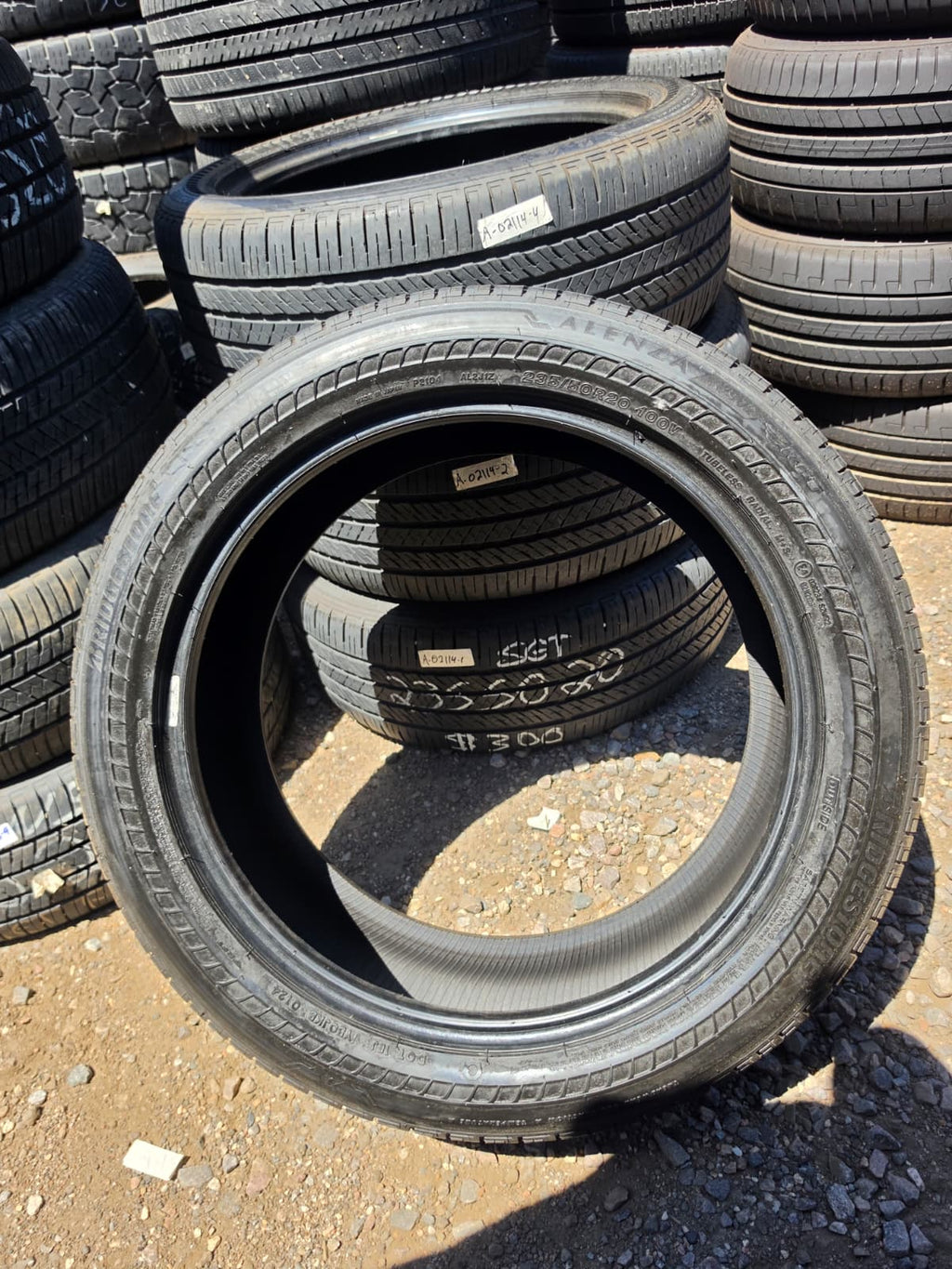 235/50R20 Set (4 Used Tires) Bridgestone Alenza