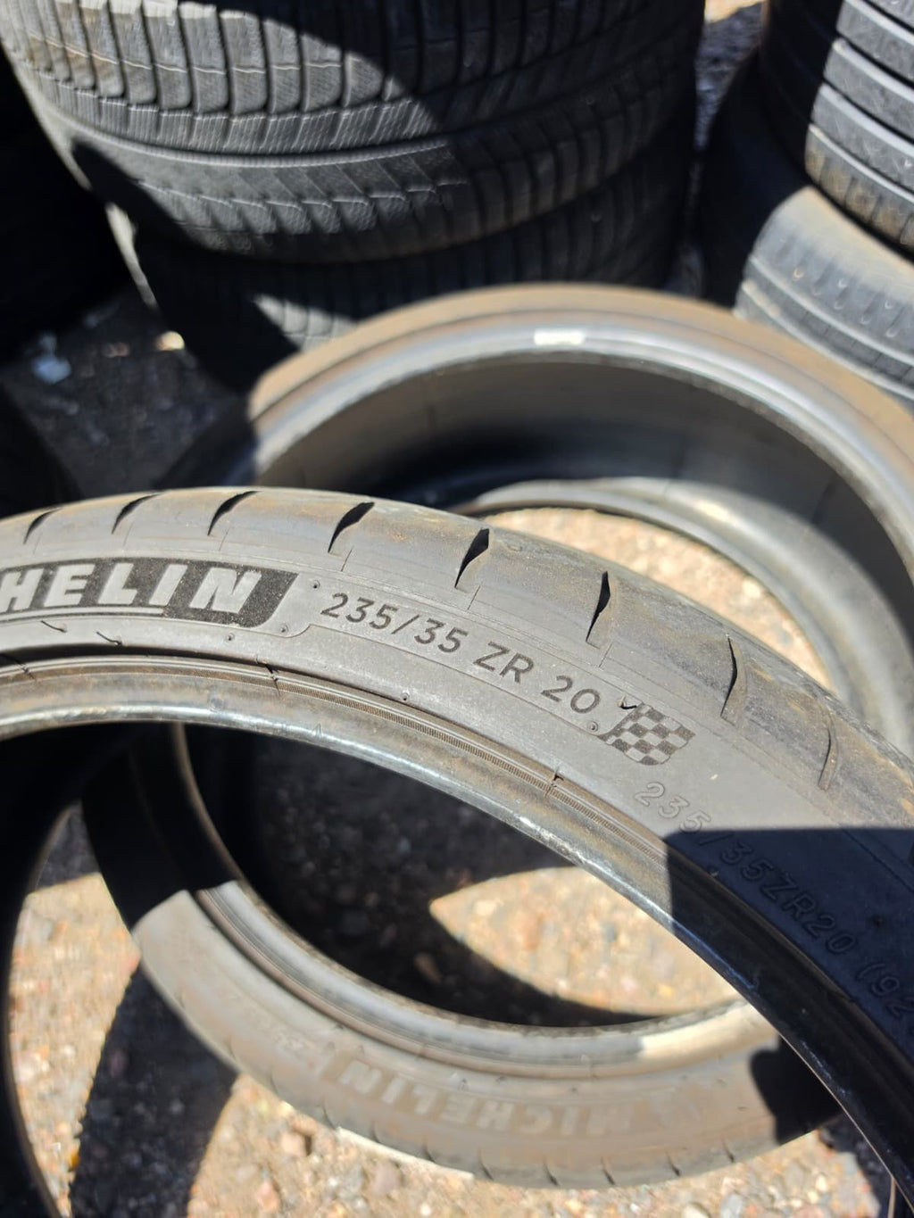 235/35R20 Pair (2 Used TIres) Michelin Pilot Sport 4