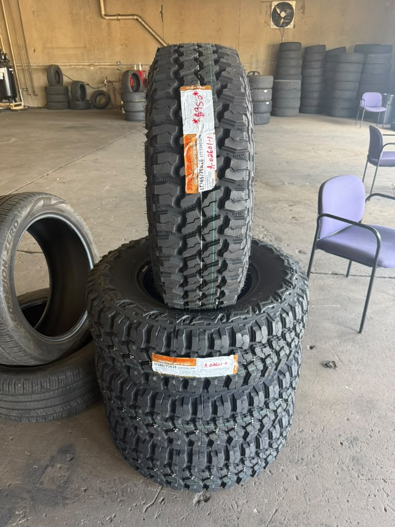 LT265/75R16 Set (4 Brand New Tires!!) Thunderer Trac Grip Mt