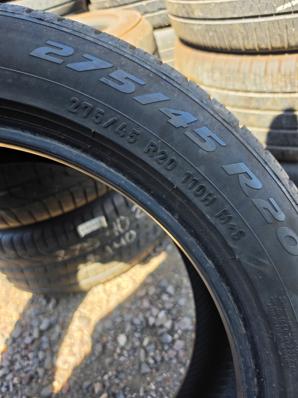 275/45R20 Set (4 Used Tires) Pirelli Scorpion Zero