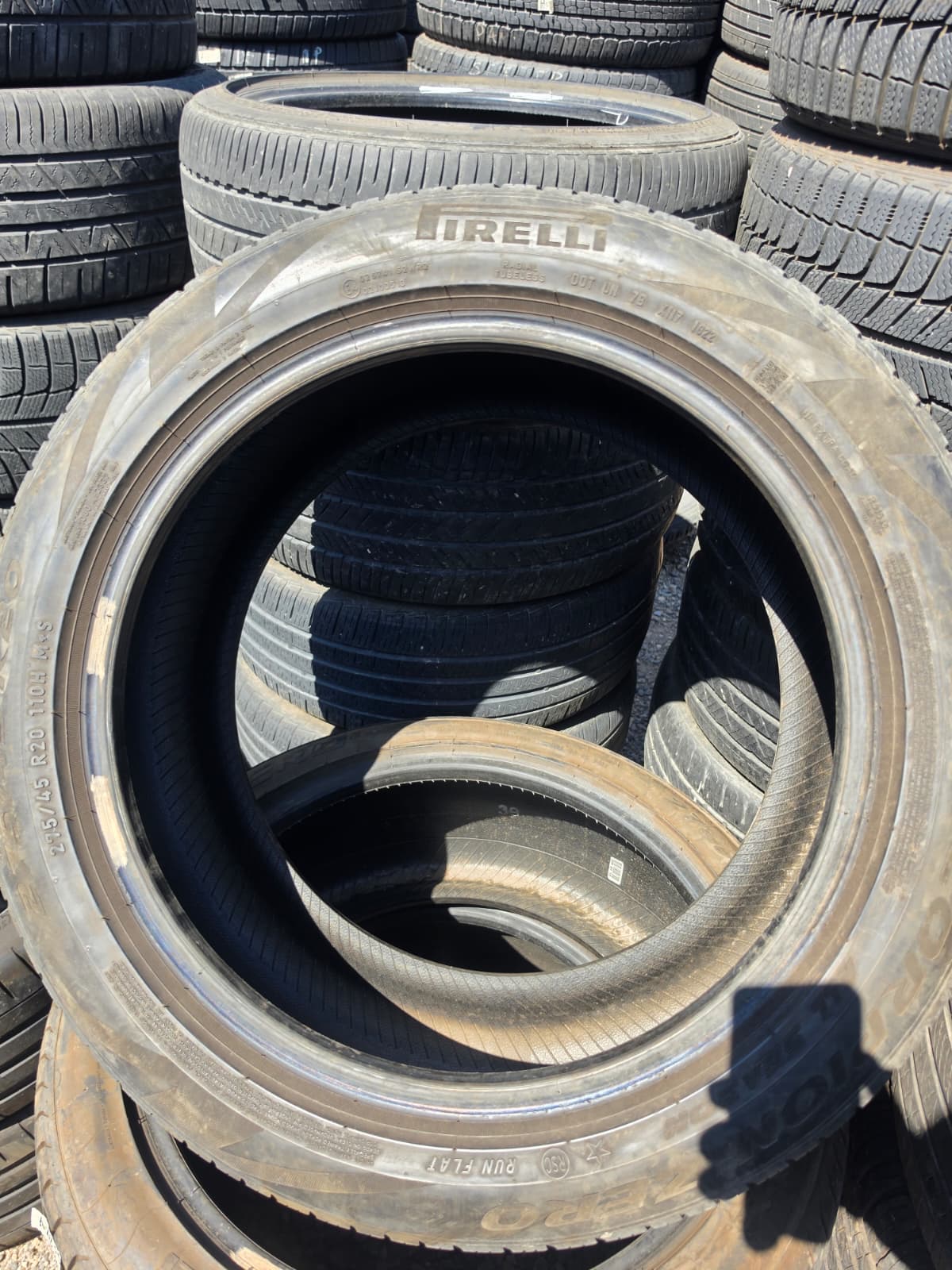 275/45R20 Set (4 Used Tires) Pirelli Scorpion Zero