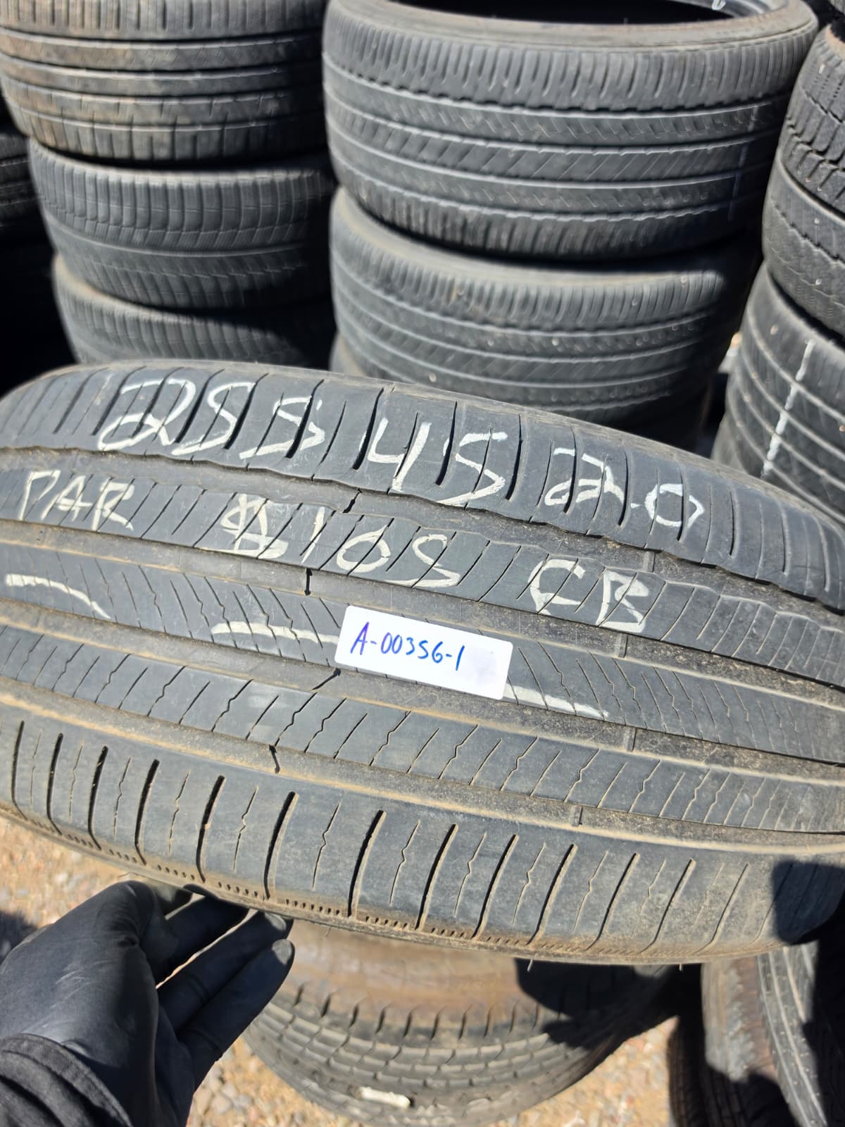 255/45R20 Pair (2 Used Tires) Michelin Primacy Tour