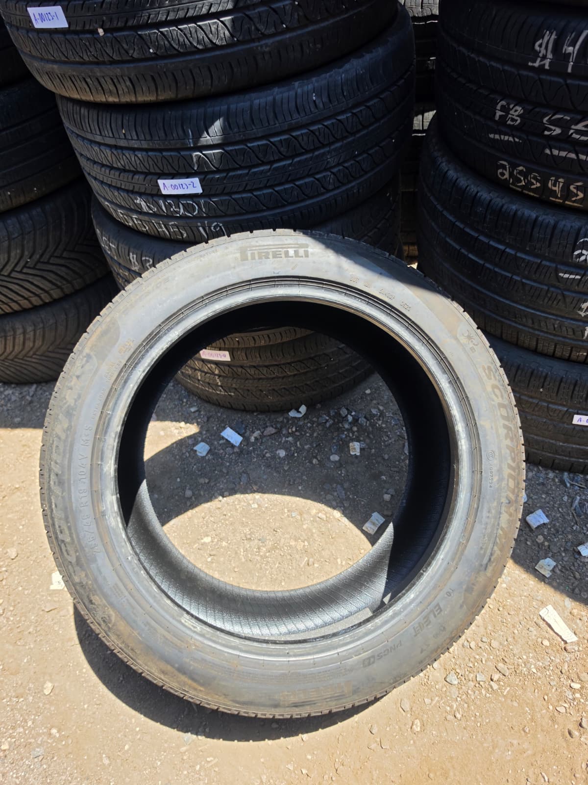 255/45R19 Set (4 Used Tires) Pirelli Scorpion