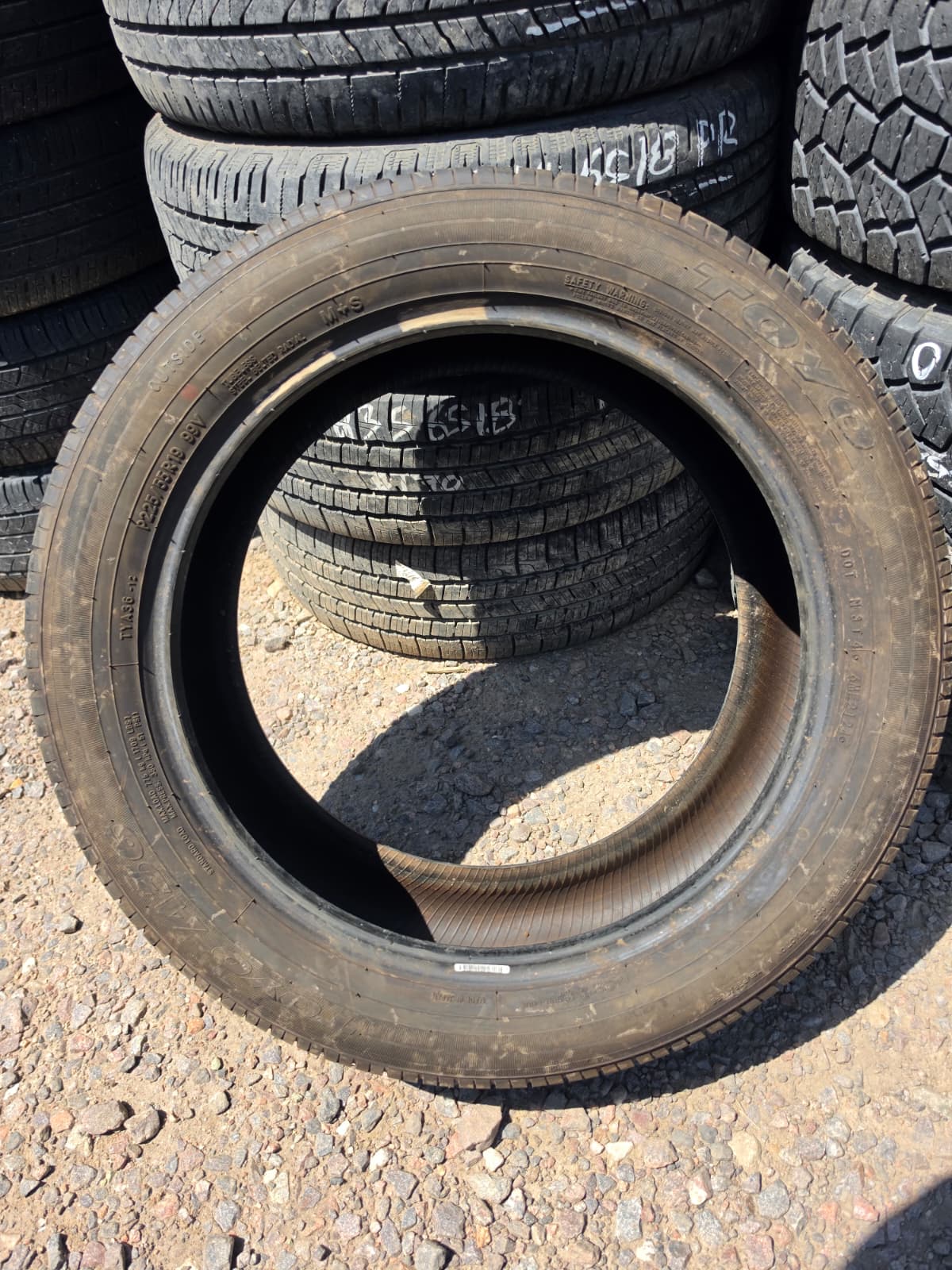255/55R19 Set (4 Used Tires) Toyo A36