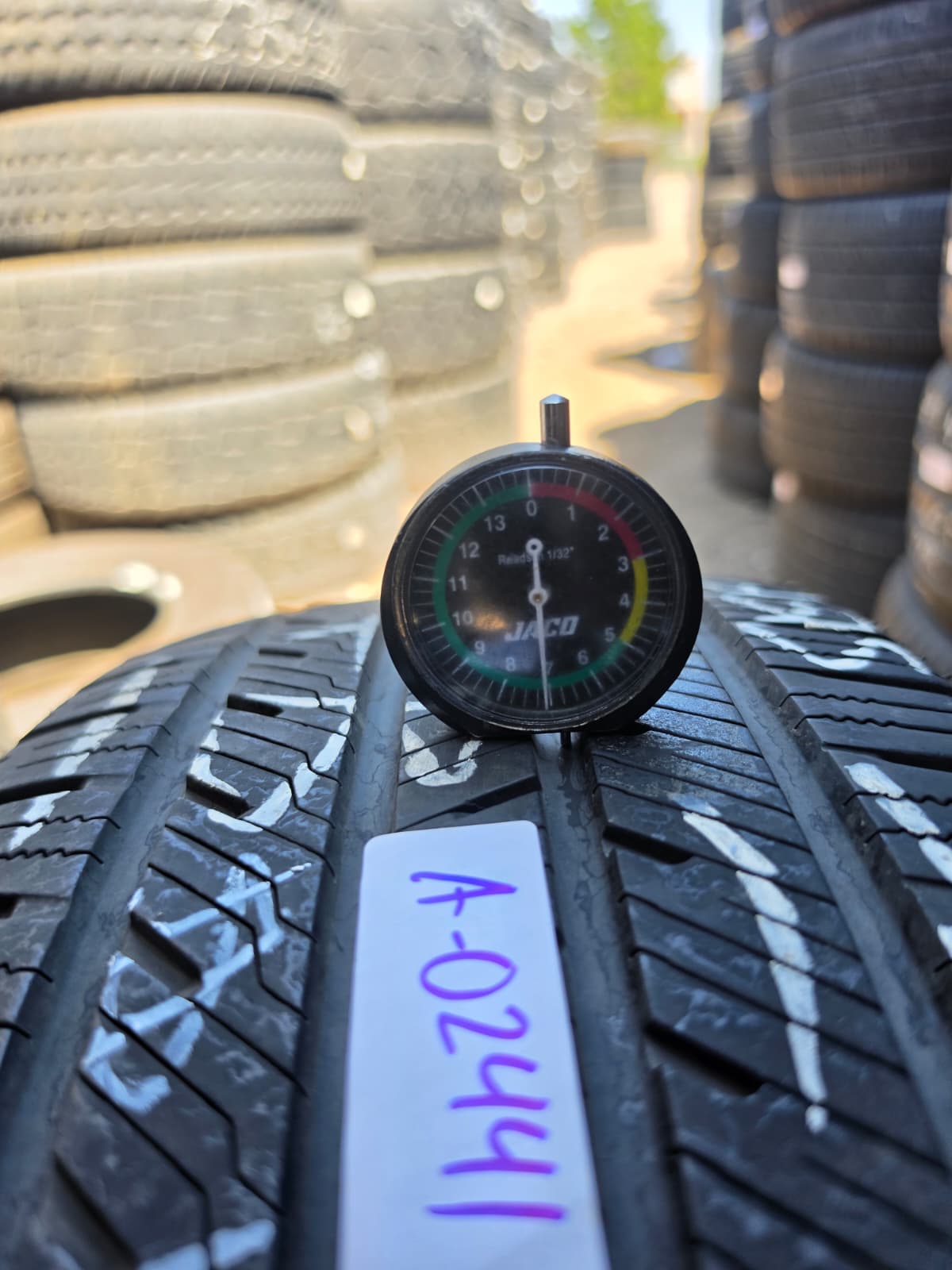 225/55R19 Pair (2 Used Tires) Yokohama Yk-Ctx