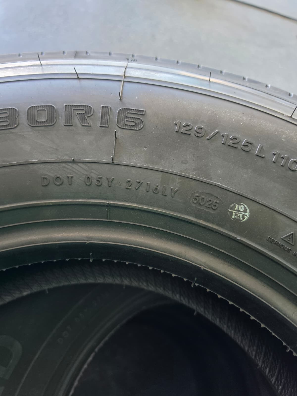 ST235/80R16 Set (4 Used Tires) Ironhead ITE 2105T