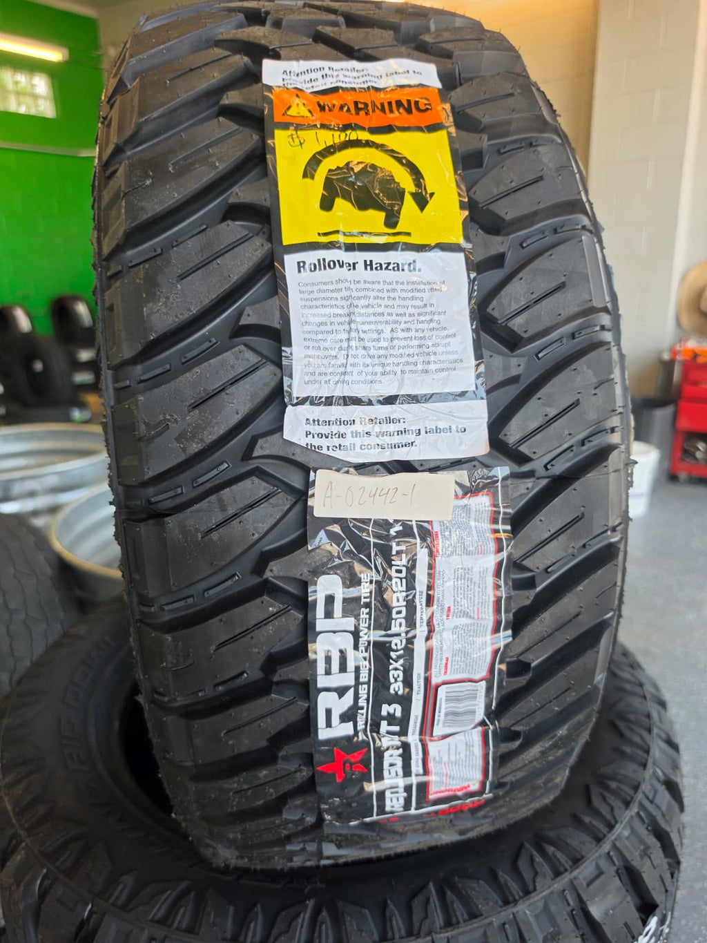 LT33x12.50R20 Set (Brand New Tires!!) Rolling Big Power Repulsor M/T2