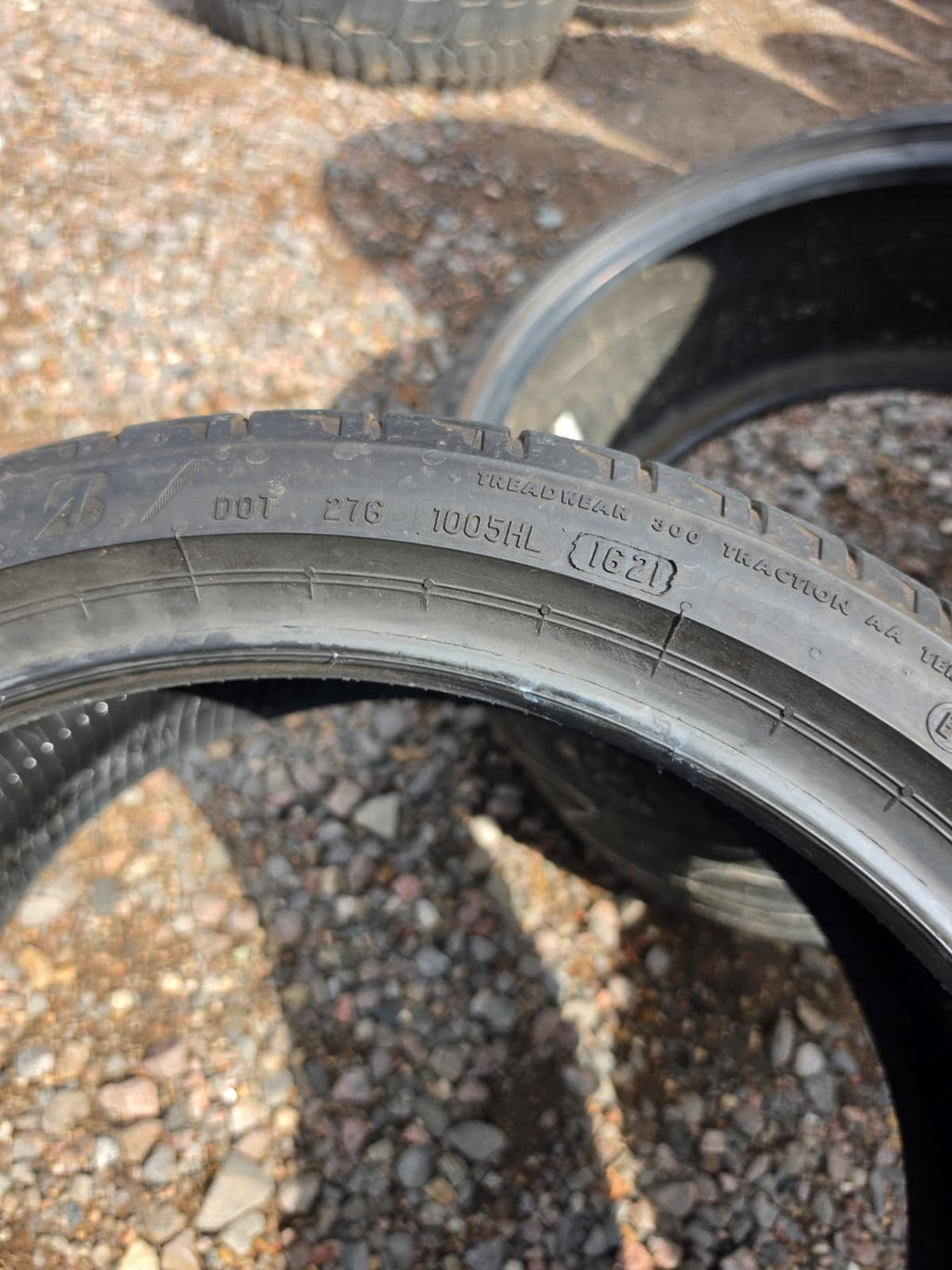 245/35R19 Single (1 Used Tire) Bridgestone Potenza Sport