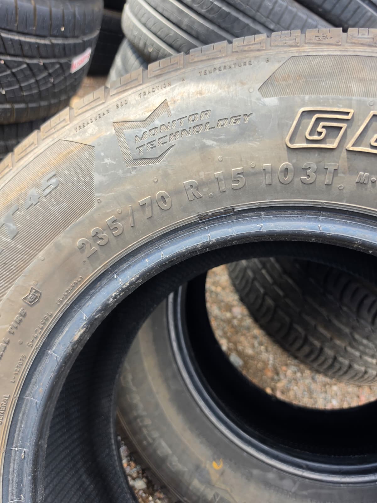 235/70R15 Pair (2 Used Tires) General Altimax RT