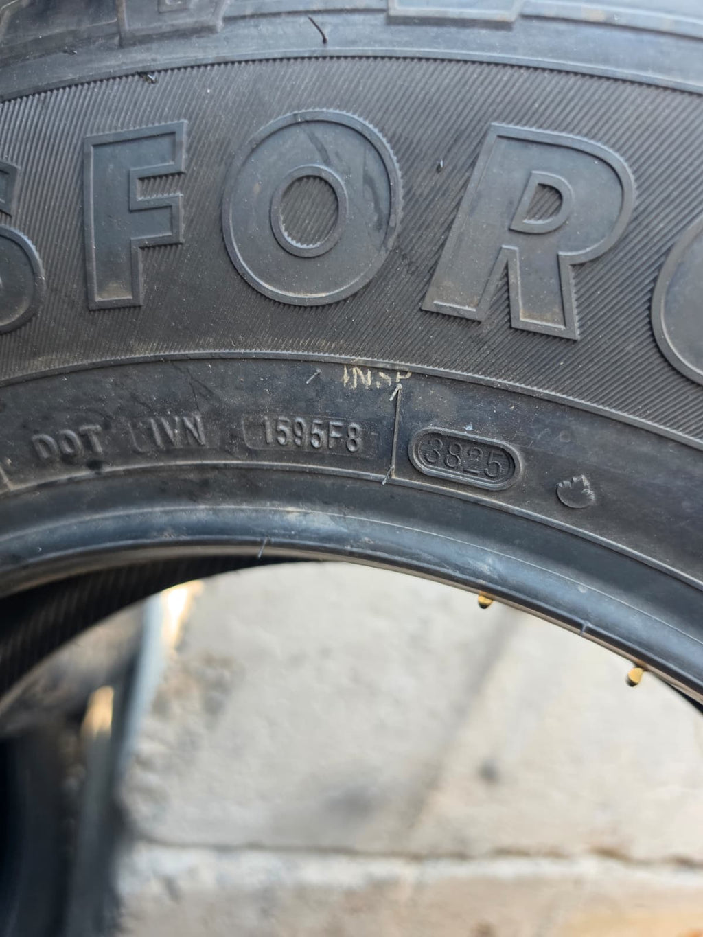 LT275/70R18 Set (4 Used Tires) Firestone Transforce HT2