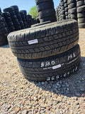 265/65R18 Pair (2 Used Tires) Fuzion Fuzion