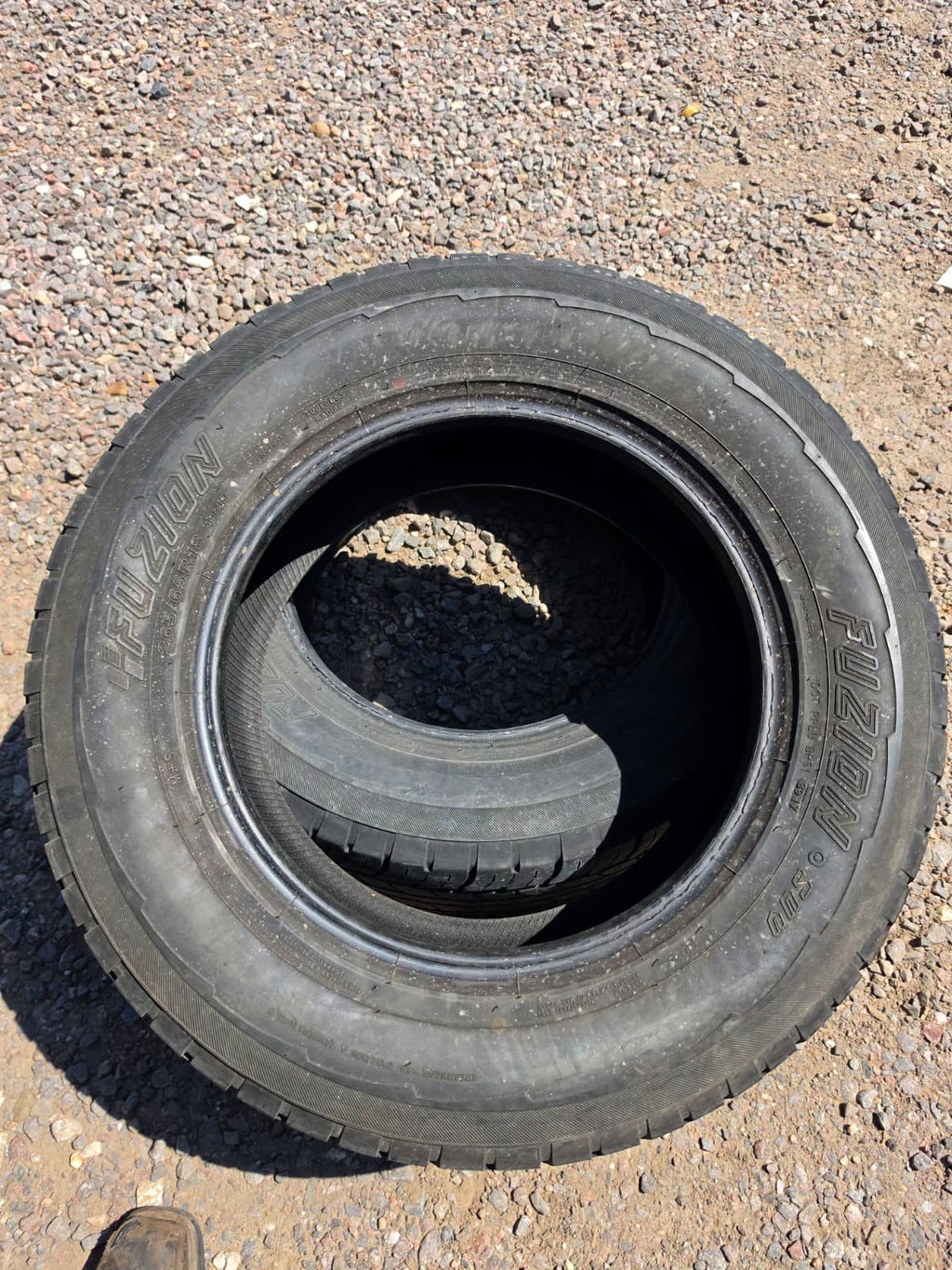 265/65R18 Pair (2 Used Tires) Fuzion Fuzion