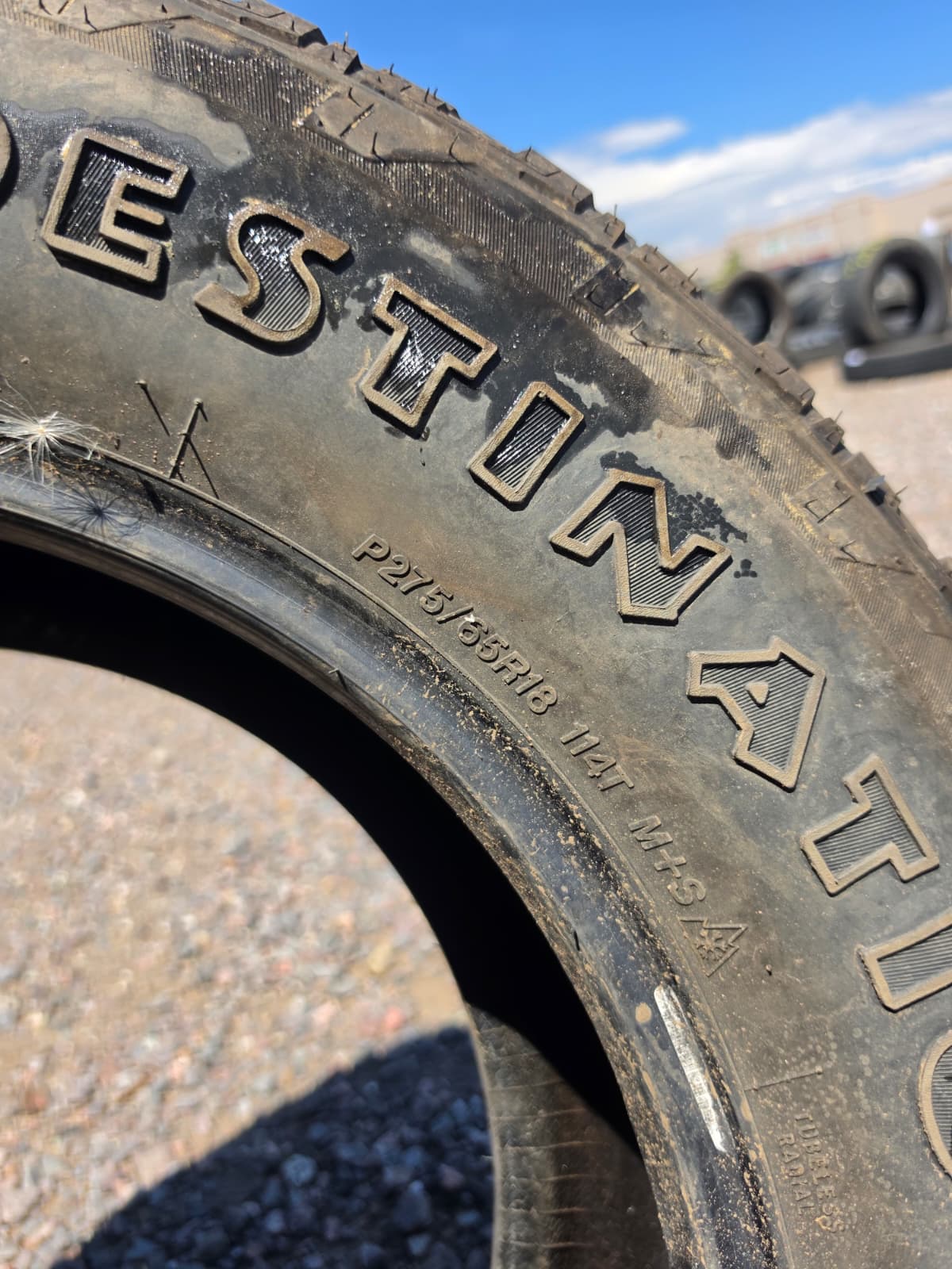 275/65R18 Pair (2 Used Tires) Firestone  Destination