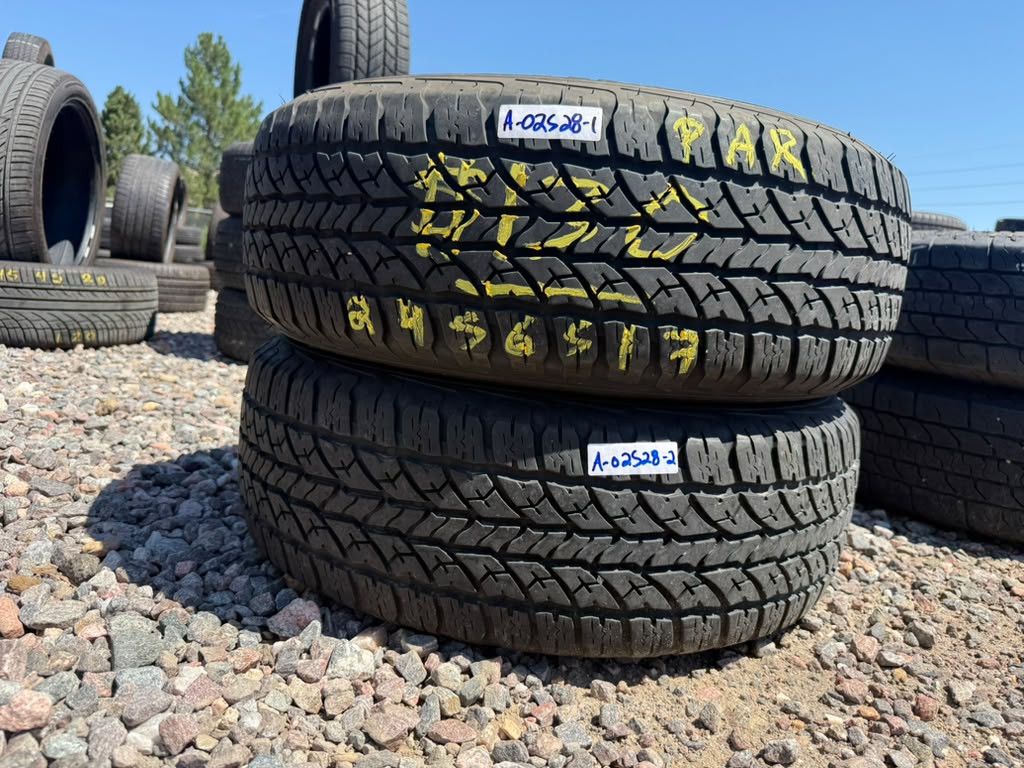 245/65R17 Pair (2 Used Tires) Sailun Teramax Ht