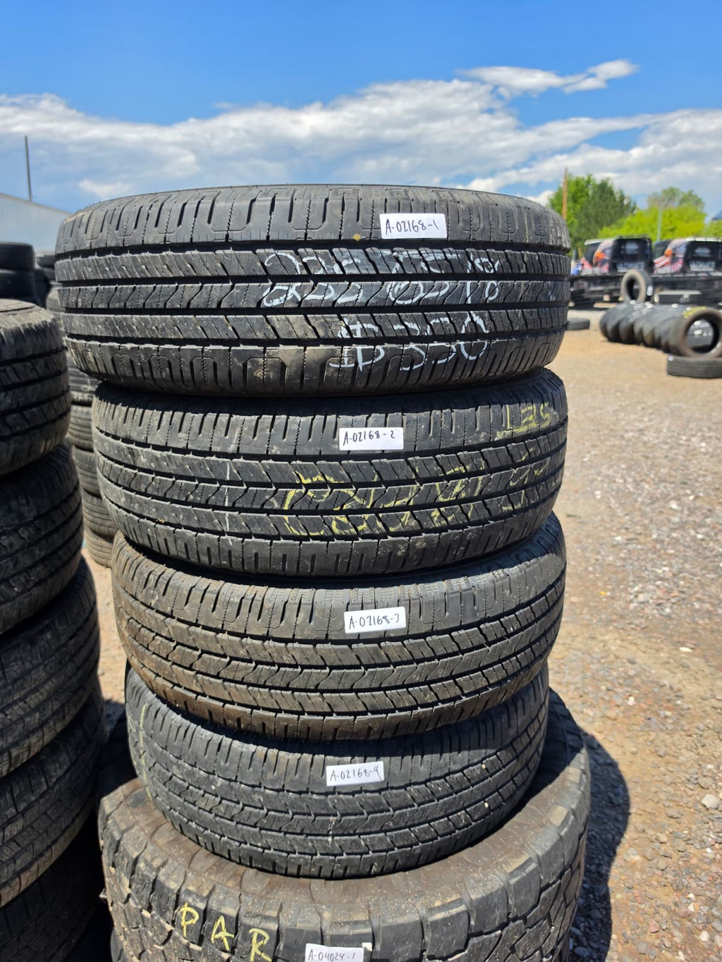 235/65R18 Set (4 Used Tires) Laufenn X Fit HT