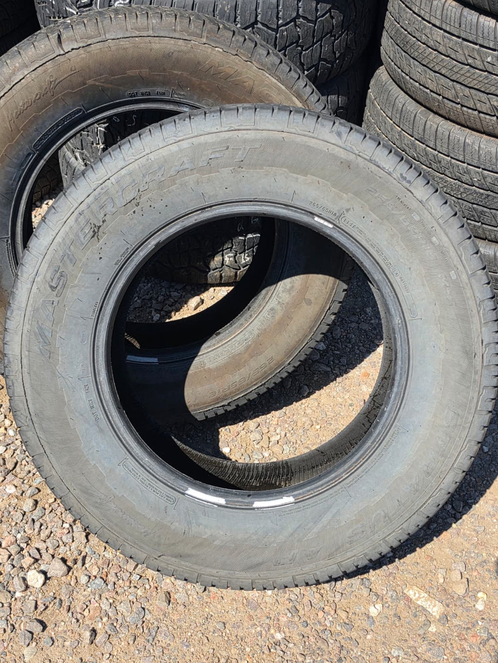 265/65R18 Pair (2 Used Tires) Mastercraft  Stratus